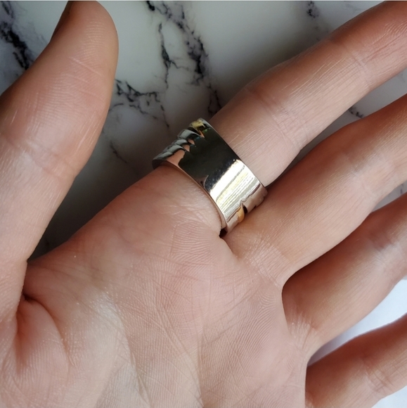 New Two Tone 925 Silver Ring - Picture 10 of 10